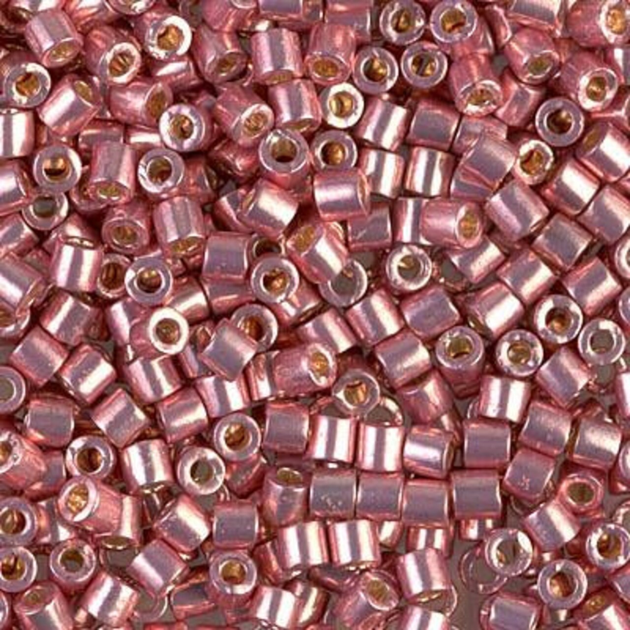 Miyuki Delica Bead 8/0, DBL1839, Duracoat Galvanized Dark Coral